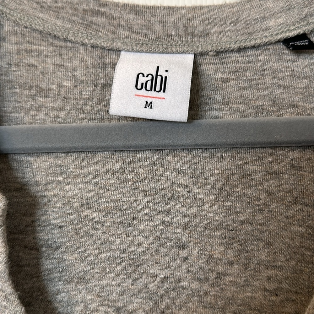 CABi Long Sleeve V-Neck Tunic Tee - Picture 3 of 6